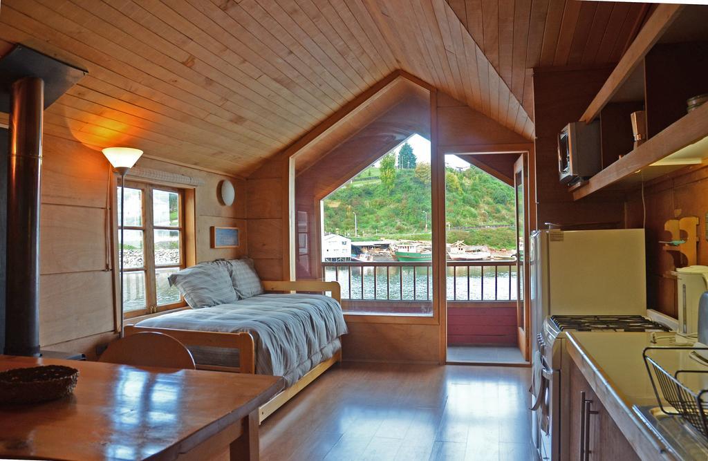 Palafito Azul Apart Hotel Кастро Номер фото