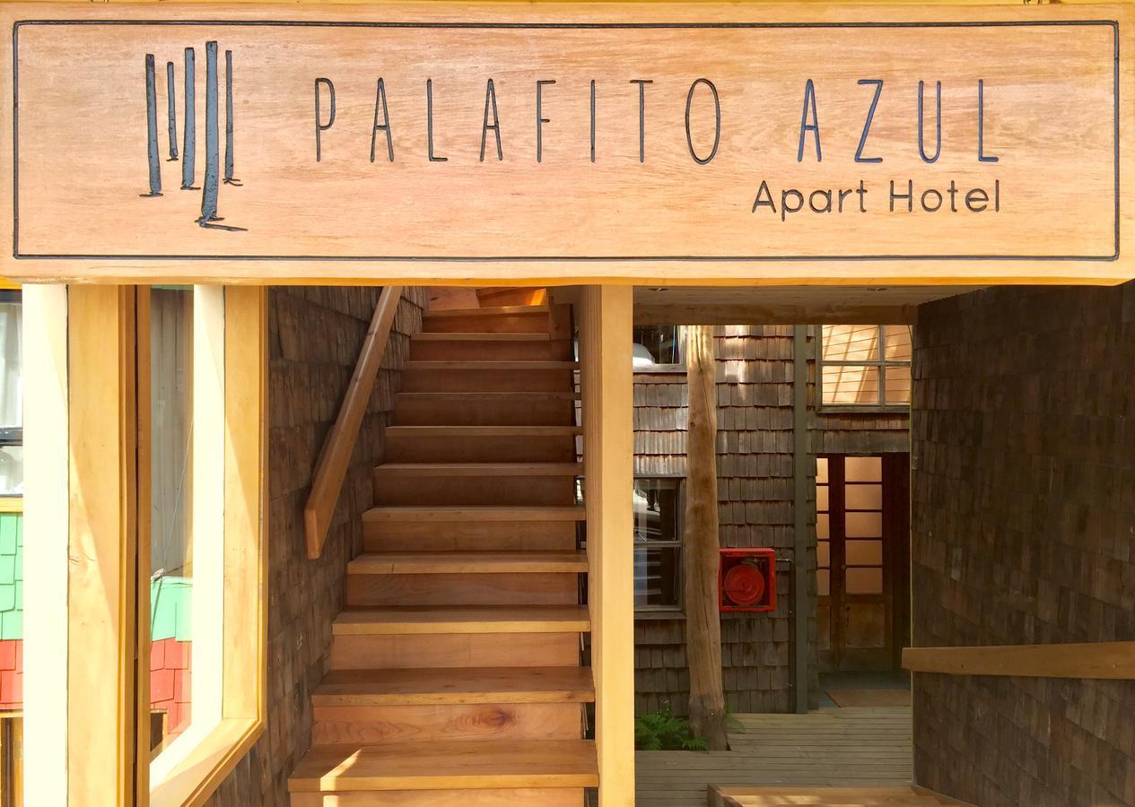 Palafito Azul Apart Hotel Кастро Экстерьер фото